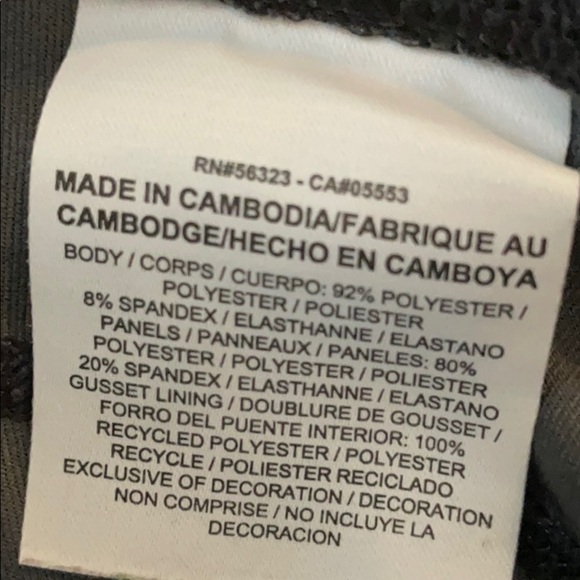 Nike Dri-Fit running capris black & gray small - Picture 8 of 8